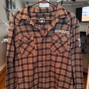 Men's Darius Rucker brand Large Dallas Cowboys Button Down